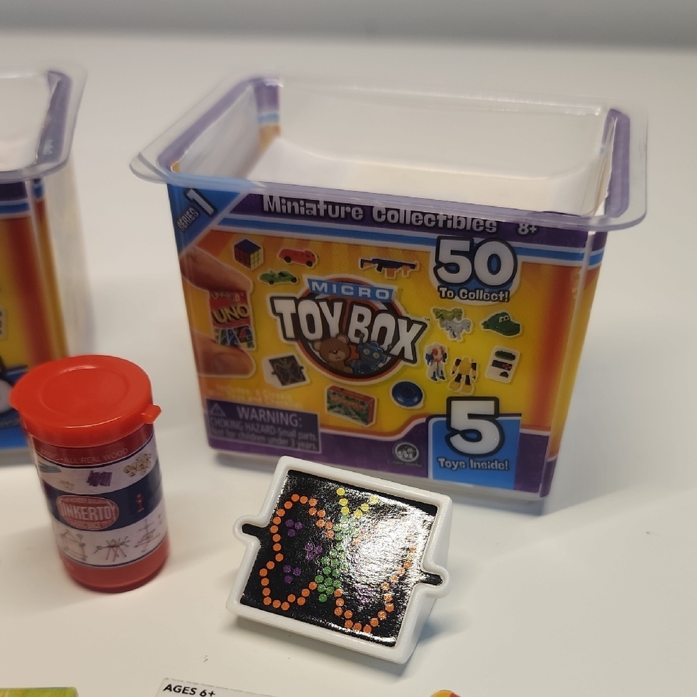 Miniature Toy Box Set with Rainbow Stacking Rings - Picture 4 of 9
